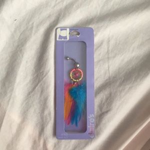 Dream Catcher belly button ring